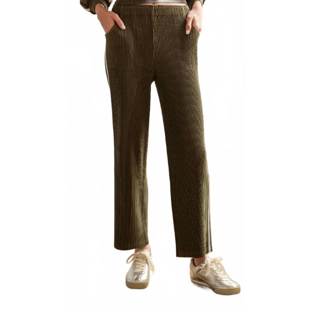 NEW JOH jory pleated pant in olive